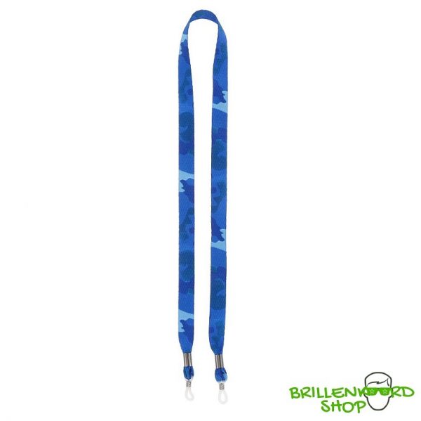 1099 zonnebrilkoord camouflage blauw