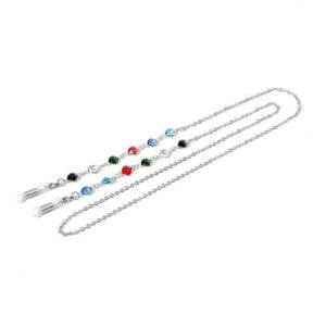 1039-Brilketting-Swarovski-Look-Zilver-Brillenketting-Ketting-Voor-Bril 1