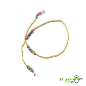 Home 47 1127 zonnebril koord zonnebri touwtjes ibiza bohemian glaskralen geel 2 1