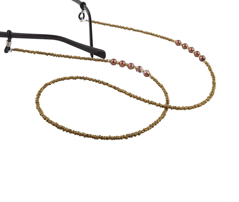 Brilketting - Leesbrilketting - Brillenketting - Koperkleurig met Goud Glas Kralen 3 1167-brillenketting-brilketting-leesbril-ketting-koperen-kralen-met-gouden-kralen-6