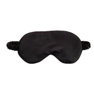 1209 slaapmasker zijde zwart - superzacht - front