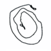 1251 brillenketting zilver gevlochten