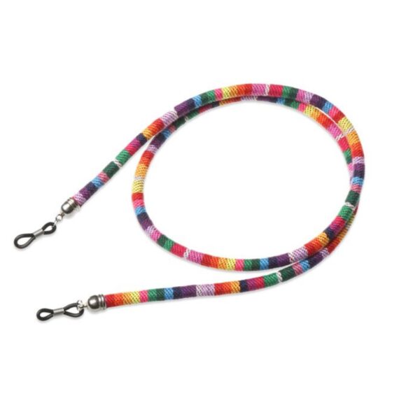 1275 - bohemian brillenkoord - Eyezoo - Softwear - Rond - Regenboog