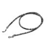 Brillenkoord - Eyezoo® Ibiza - Privilege 2 1281 - bohemian brillenkoord - Eyezoo - Softwear - Rond - zwart en witjpg