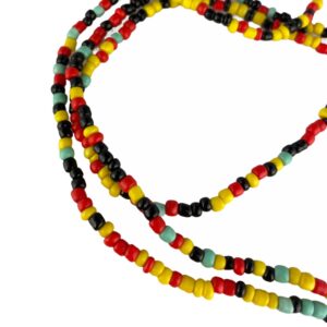 1311 brillenketting gekleurde kralen - Jamaica splash 2