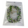 1314 brillenketting kralen groen - verpakt