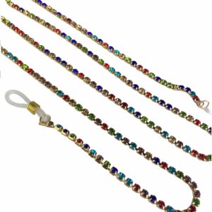 1316 brillenketting kristal koord goud swarovski f