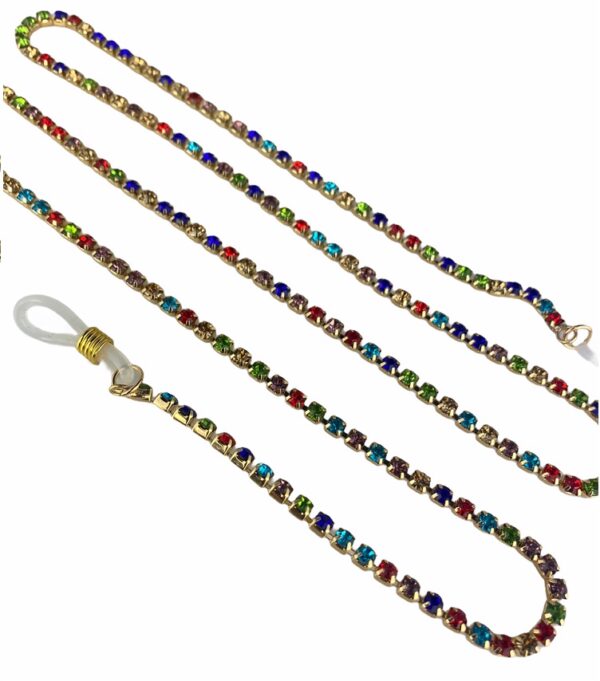 1316 brillenketting kristal koord goud swarovski f