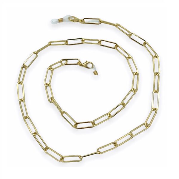 1323 XL brillenketting Goud Paperclip - Big