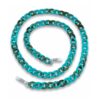 21282 brillenketting grote schakel XL chain turkoois cubaanse schakel