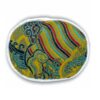 41207 ooglapje medisch - ooglap - eyepatch - artistiek - origineel - goud borduur