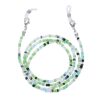 21309 brillenketting kraaltjes - blauw - groen - zwart - wit