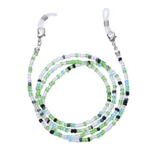 21309 brillenketting kraaltjes - blauw - groen - zwart - wit