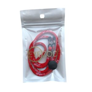 11244 sport brillenkoord verstelbaar rood zwarte lusjes verpakt