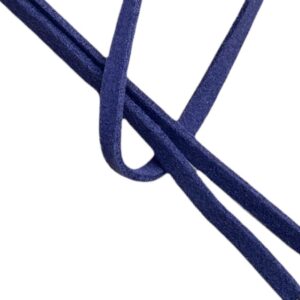 Home 43 11132 brillenkoord suede donkerblauw closeup