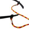 11355 brillenkoord sport - verstelbaar - rood oranje gevlamd - retro 4