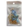 21330 brillenketting - zee blauw - XL - bio acetaat plaatjes - verpakt
