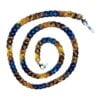 21288 brillenketting grote schakel - XL chain - blauw met turtoois