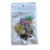 Eyezoo® Art - XL Chain - Colored Marble & Rings 5 21362 brillenketting - acetaat - multcolor - plat verpakt