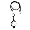 5006 handheld leesbril - vouwbare leesbril - opvouwbaar - loep zwart 2,5-2