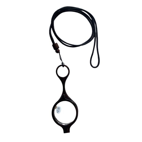 5006 handheld leesbril - vouwbare leesbril - opvouwbaar - loep zwart 2,5-2