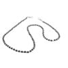 11365 brillenkoord - silver tribal - zwart - zilver - 2