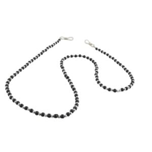 Home 52 11365 brillenkoord - silver tribal - zwart - zilver - 2