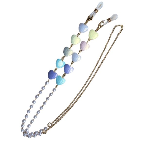 21370 brillenketting hartjes - voorkant