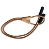 21375 brillenkoord leer - leder - camel kleur - voorkant
