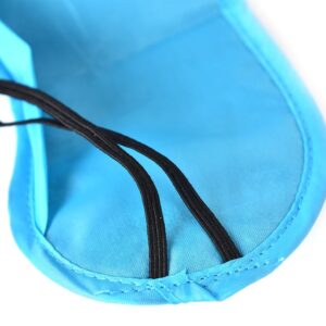 21382 slaapmasker supersoft lichtblauw closeup