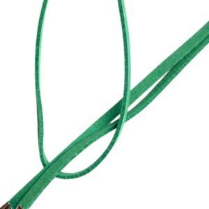 11136 brillenkoord groen - suede look - universeel - closeup