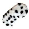 41241 slaapmasker KOE - pluche wit met zwarte stippen