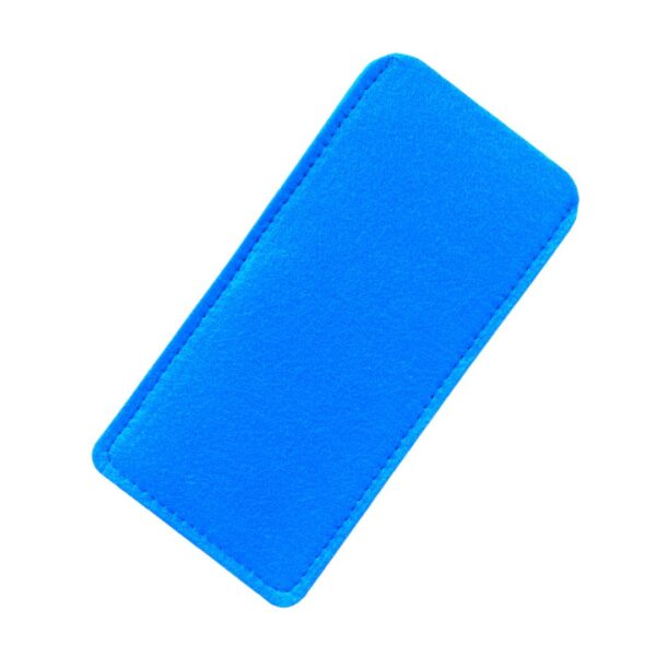 5009 brillenkoker - bril eteui - vilt - blauw