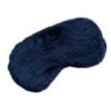 21386 slaapmasker zwart pluche zacht - 1
