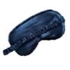 21386 slaapmasker zwart pluche zacht - achterkant